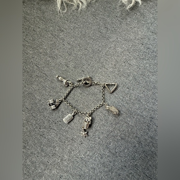 Brighton Silver Summer / Beach Themed Charm Bracelet 7.5" - Picture 5 of 9